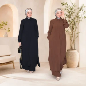 حجاب مودال أنيق من قطعتين (حجاب + سروال)