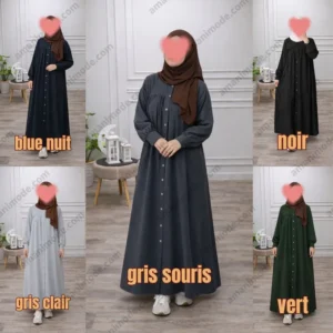 روب حجاب مودال ربيعي صيفي أنيق لكل المناسبات
