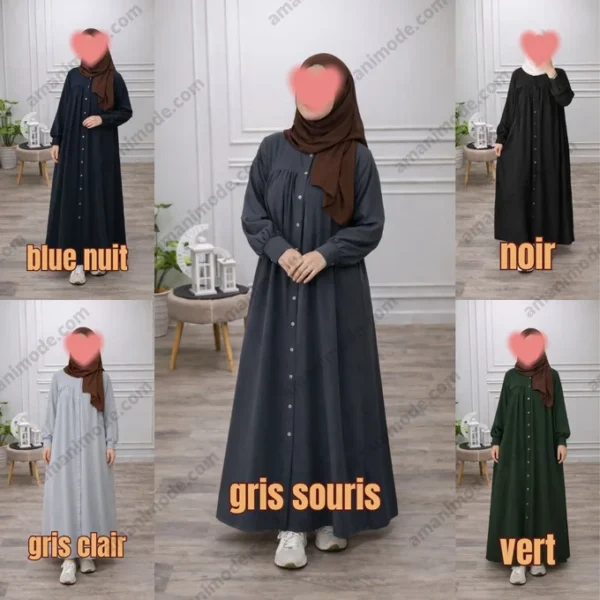 روب حجاب مودال ربيعي صيفي أنيق لكل المناسبات